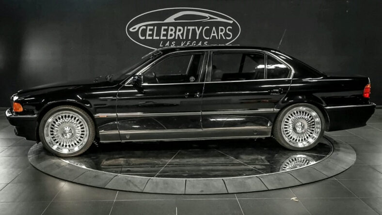 The car which rapper Tupac Shakur was in when he was shot dead is being sold - for a staggering $1.75 million (£1.3 million). See SWNS story SWBRtupac. The legendary musician was a passenger in a BMW 750Li when he was gunned down in Las Vegas in 1996. It is now being auctioned off by a dealer in the same city having been painstakingly restored - with its original owner in prison. A small indentation where a bullet may have hit remains visible on one of the doors - serving as a reminder of the car's grisly history. 09 Jan 2020 Pictured: The car which rapper Tupac Shakur was in when he was shot dead is being sold - for a staggering $1.75 million (£1.3 million). See SWNS story SWBRtupac. The legendary musician was a passenger in a BMW 750Li when he was gunned down in Las Vegas in 1996. It is now being auctioned off by a dealer in the same city having been painstakingly restored - with its original owner in prison. A small indentation where a bullet may have hit remains visible on one of the doors - serving as a reminder of the car's grisly history. Photo credit: Celebrity Cars Las Vegas / SWNS / MEGA TheMegaAgency.com +1 888 505 6342 (Mega Agency TagID: MEGA581235_002.jpg) [Photo via Mega Agency]